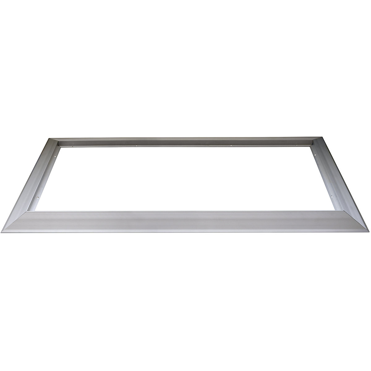 Cadru din aluminiu, teșit, pentru covoraș cu profiluri din aluminiu, pentru lung. x lăț. 985 x 585 mm