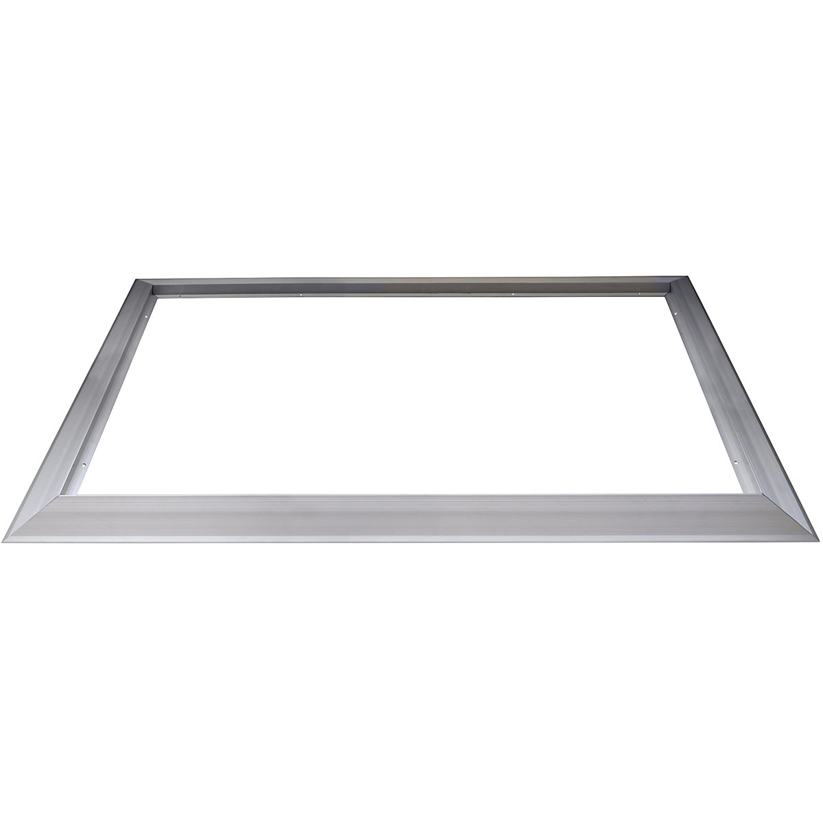 Cadru din aluminiu, teșit, pentru covoraș cu profiluri din aluminiu, pentru lung. x lăț. 985 x 785 mm
