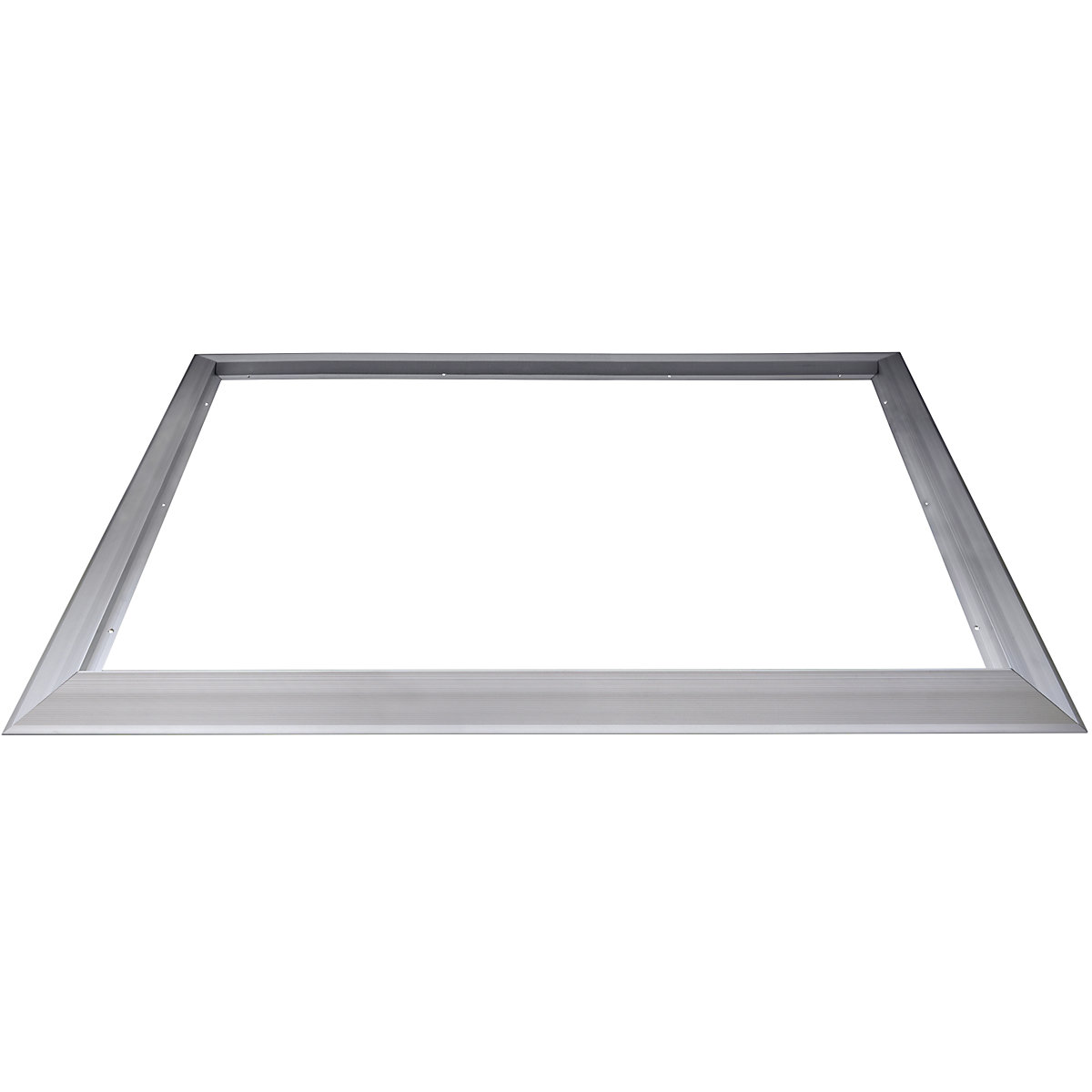 Cadru din aluminiu, teșit, pentru covoraș cu profiluri din aluminiu, pentru lung. x lăț. 985 x 985 mm