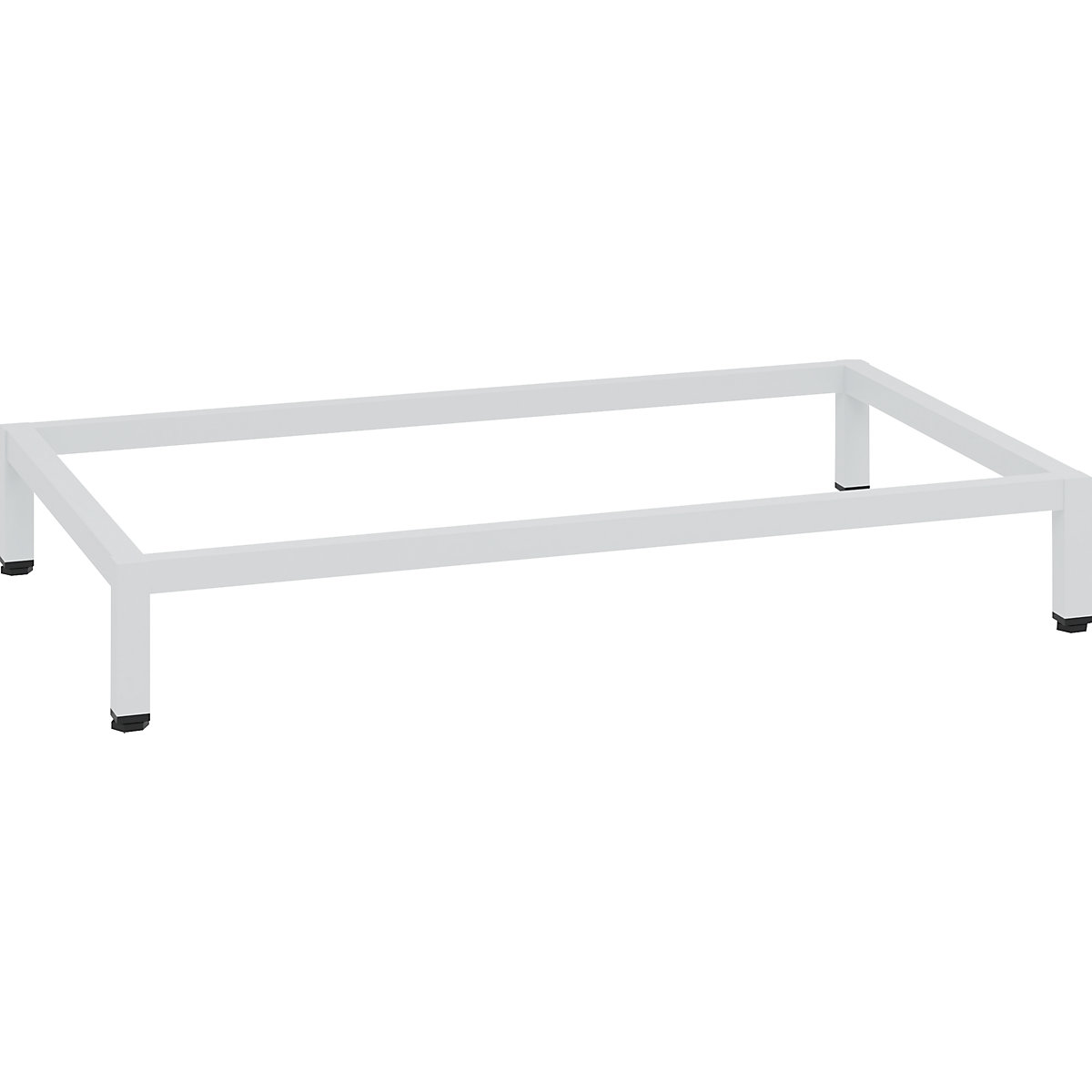 Cadru inferior pentru dulap – C+P, gri deschis RAL 7035, 930 x 600 mm