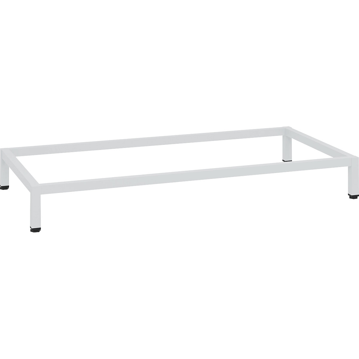 Cadru inferior pentru dulap – C+P, gri deschis RAL 7035, 1200 x 600 mm