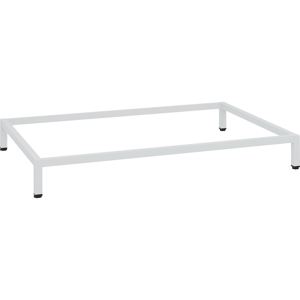 Cadru inferior pentru dulap – C+P, gri deschis RAL 7035, 1200 x 800 mm