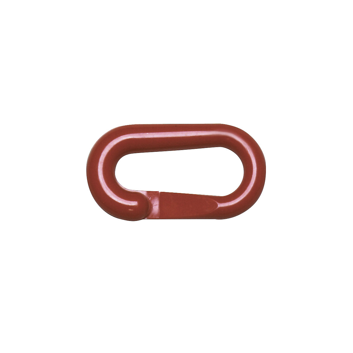 Element de legătură, pentru lanț de siguranță din PE, amb. 10 buc., roșu