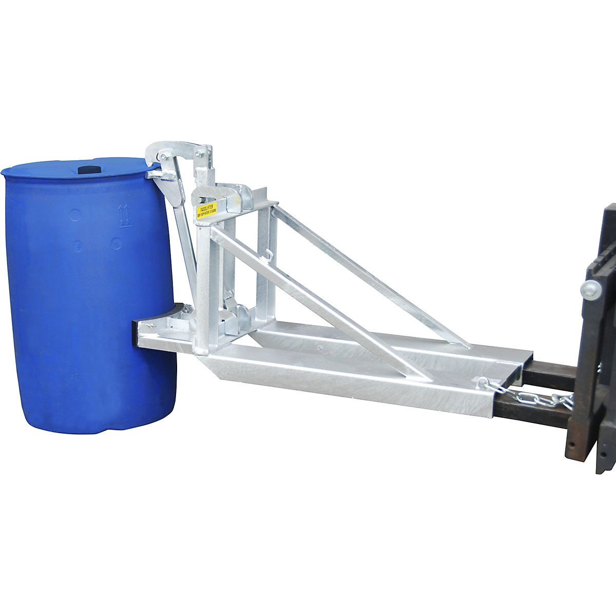 Elevator pentru butoaie cu suport larg pentru butoi