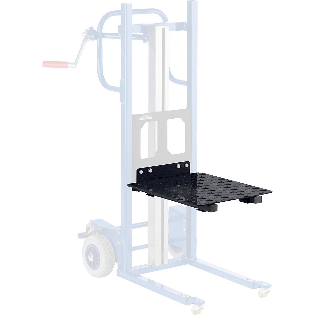 Platformă pentru elevator de materiale și cărucior elevator manual – eurokraft pro