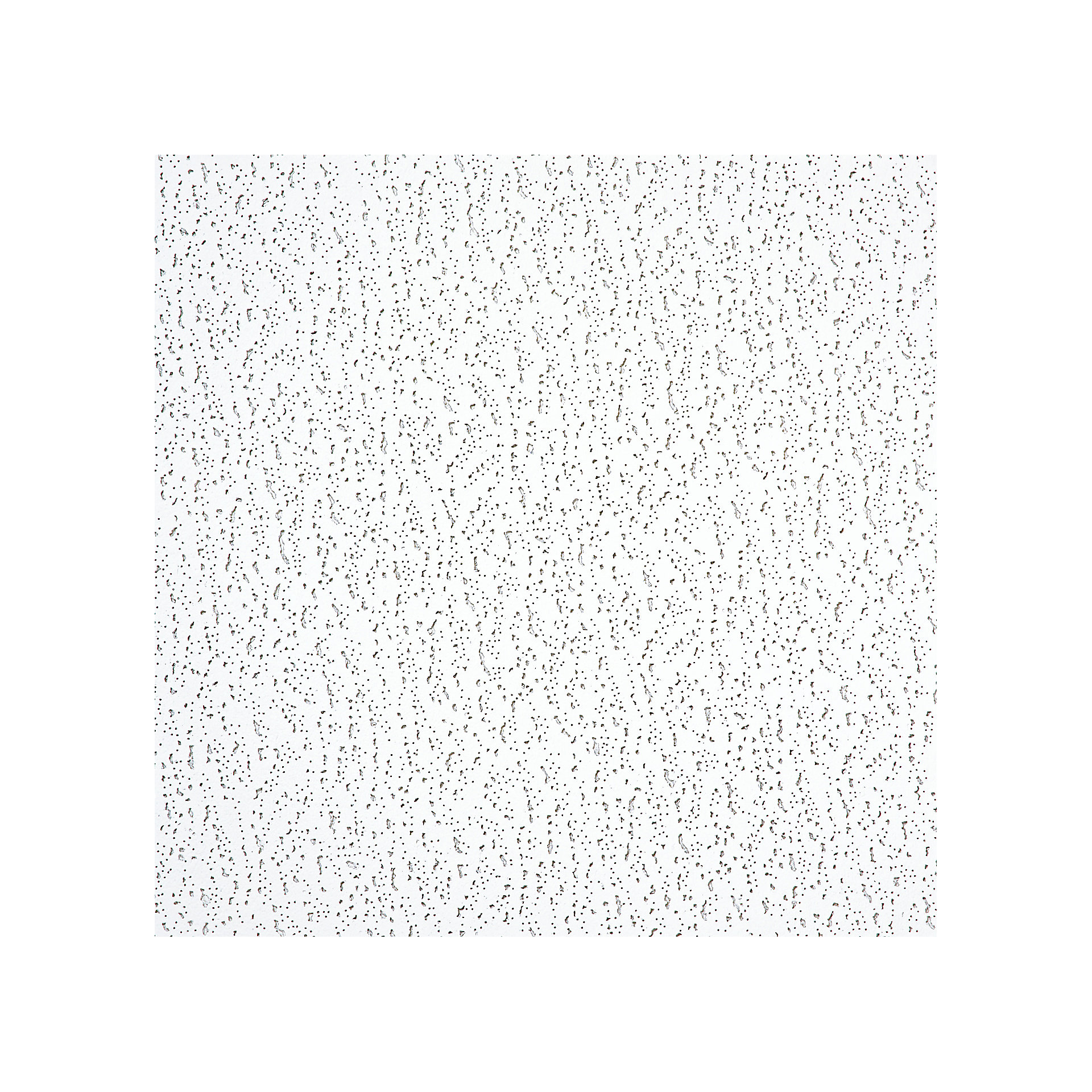 Módulo de techo con placas blancas de fibra mineral insertadas