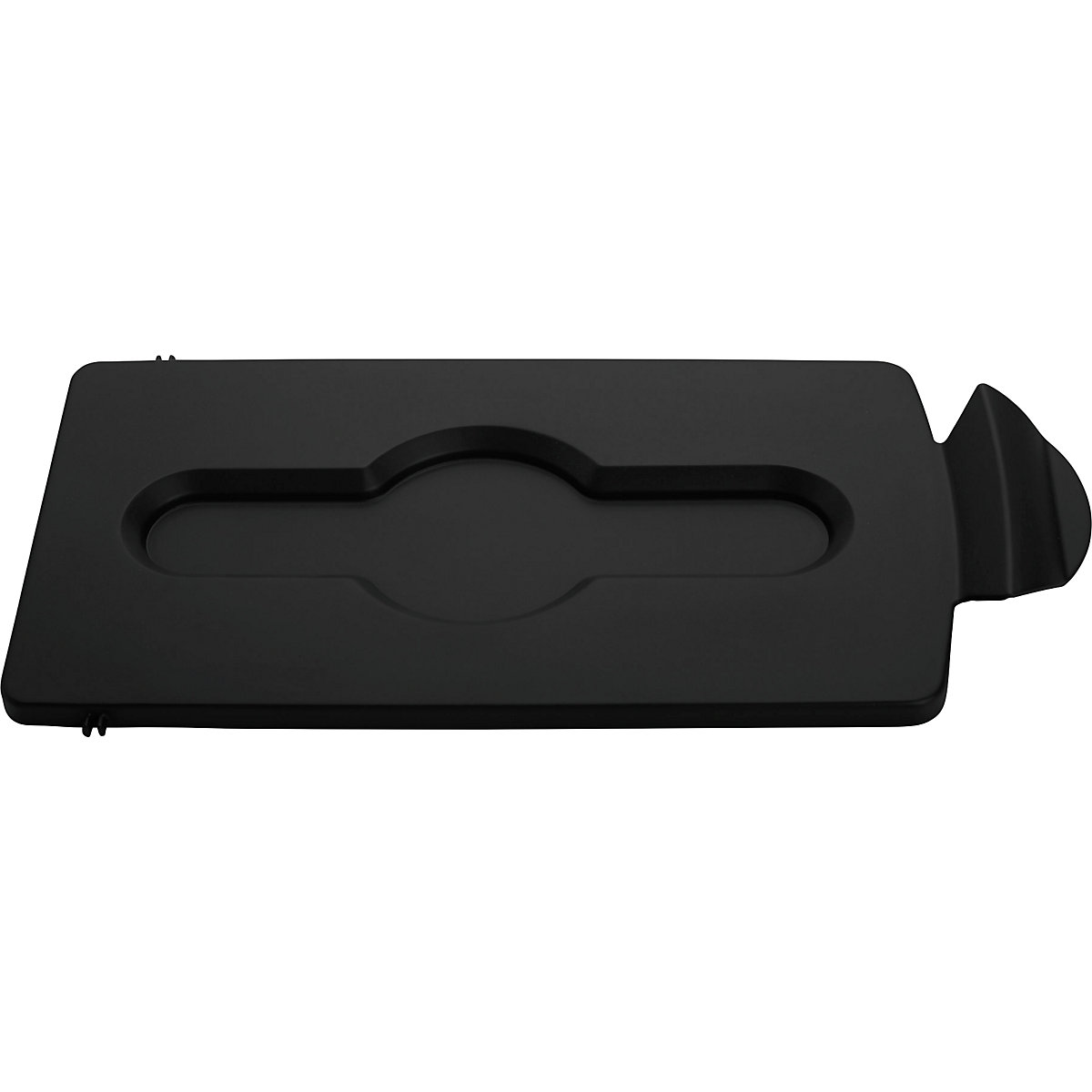 Elemento de tapa – Rubbermaid, cerrado, negro-5