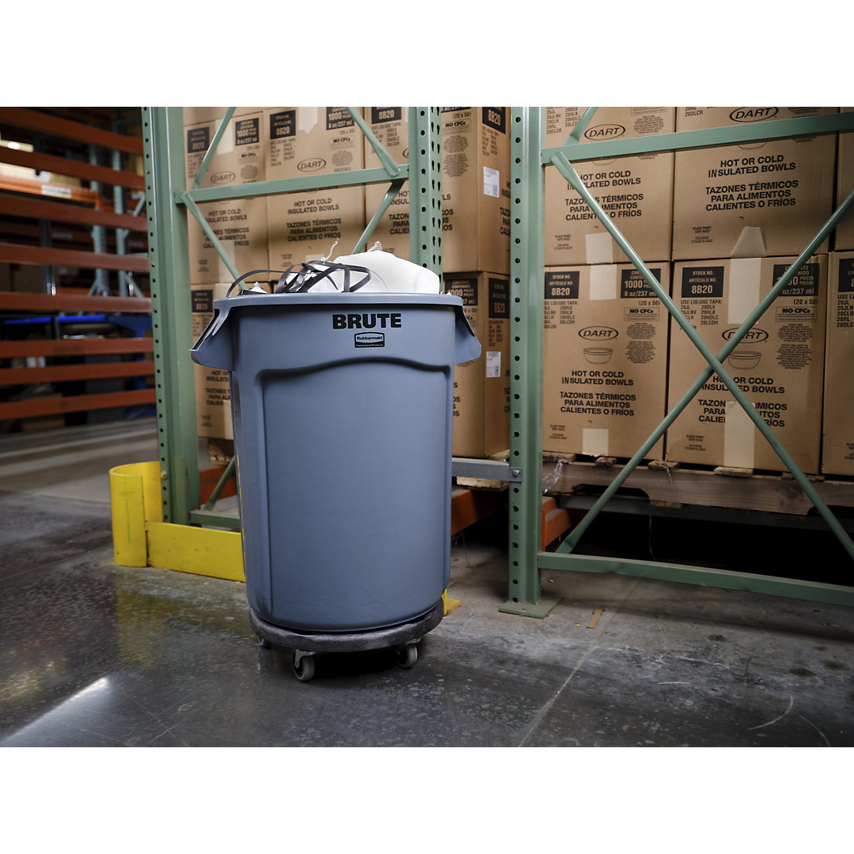 Rodador de transporte / chasis rodante BRUTE® – Rubbermaid (Imagen del producto 9)-8