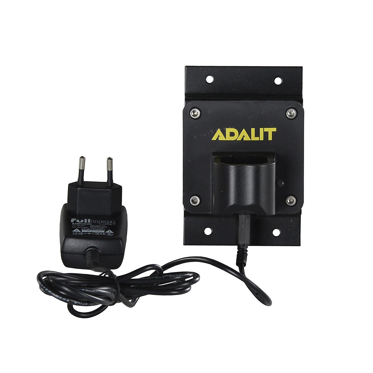 Cargador para lámparas de mano ADALIT®, para pilas recargables de polímero de litio, para 1 lámpara LED de seguridad