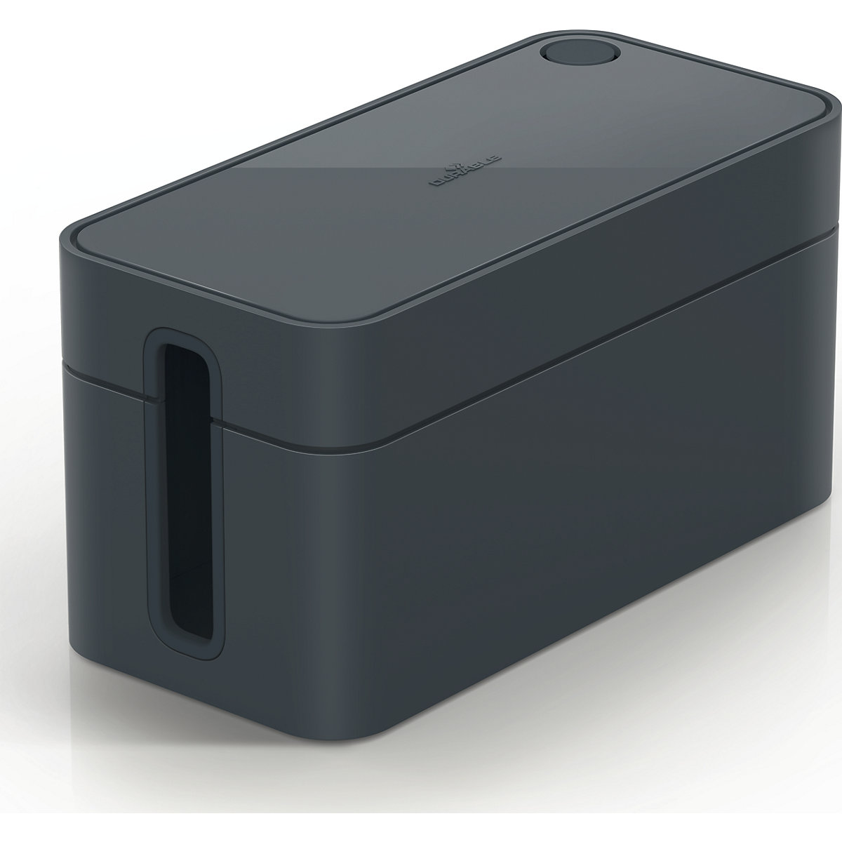 Caja para cables CAVOLINE® BOX S – DURABLE, A x H x P 246 x 116 x 128 mm, UE 2 unid., grafito