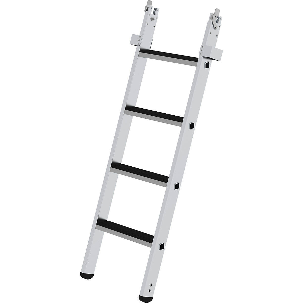 Extensión de escalera – MUNK, para escaleras para foso, 4 peldaños, clip-step R13-2