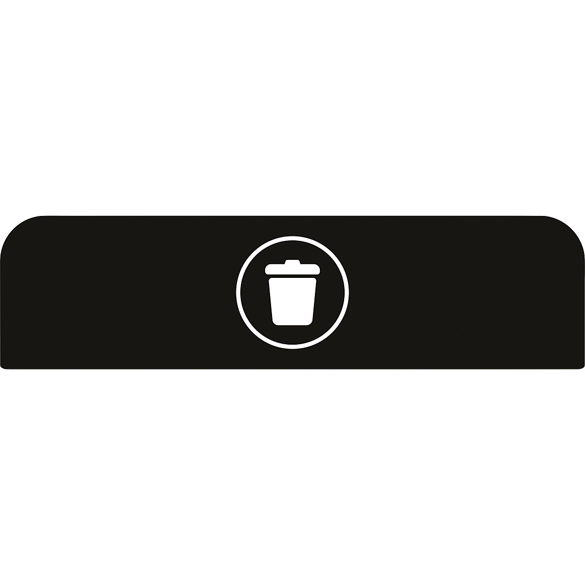 Placa indicadora Configure™ – Rubbermaid, para recipientes de 125 l, negro-3