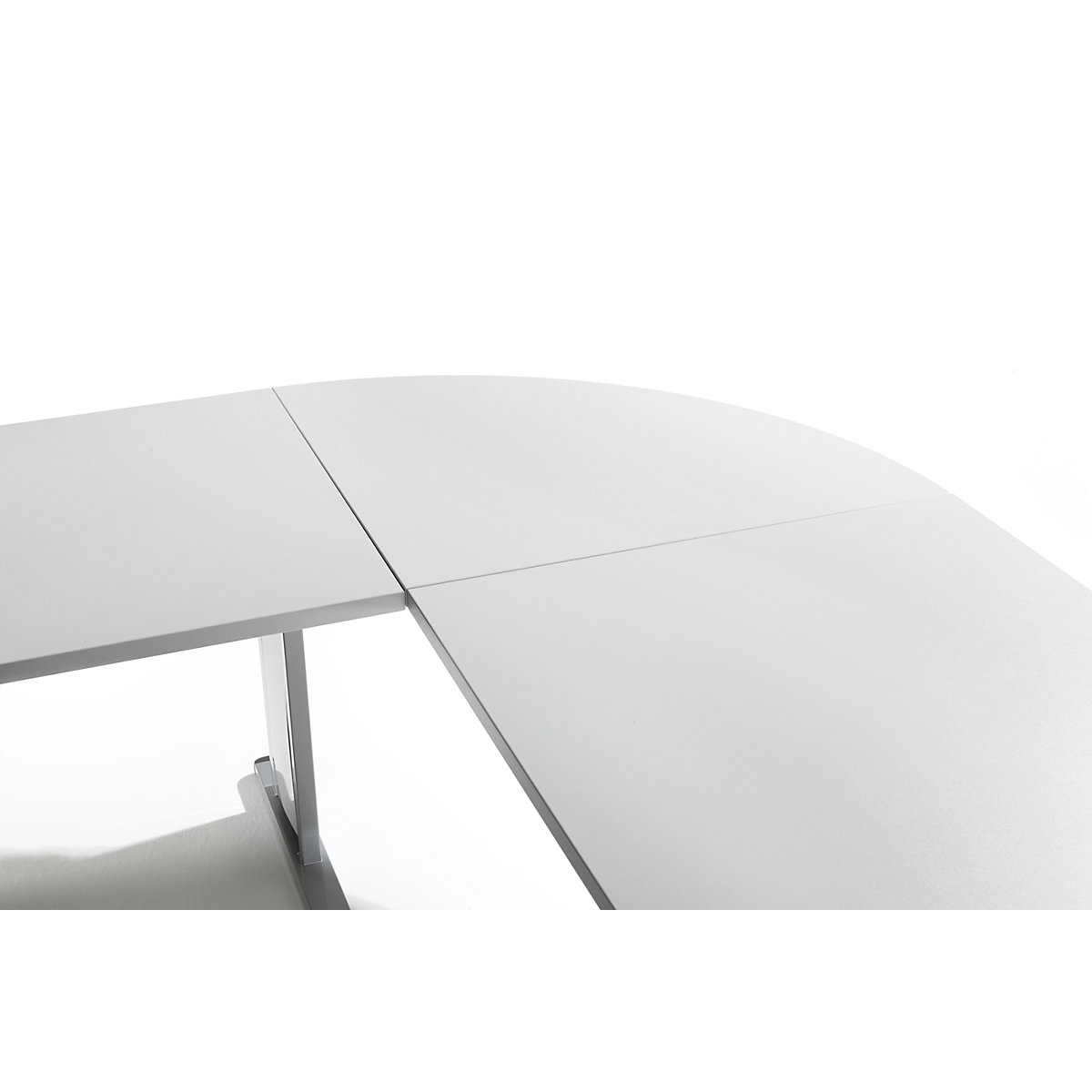 Acoplamiento VERA, 90°, para escritorios con armazón de 4 patas y patas en C, decoración de arce-1
