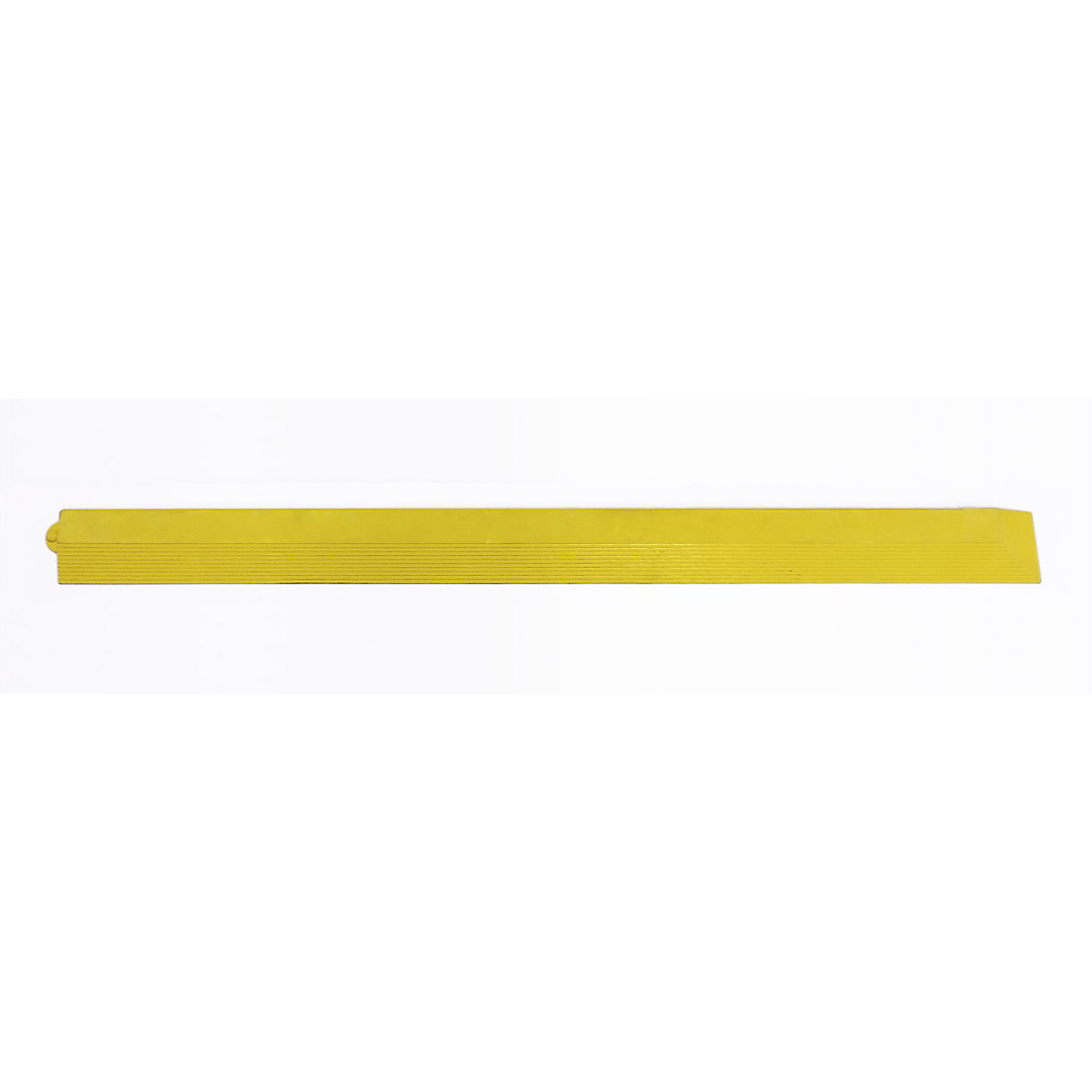 Listón de borde NBR/SP, L x A x H 965 x 65 x 17 mm, amarillo, incluida esquina, hembra