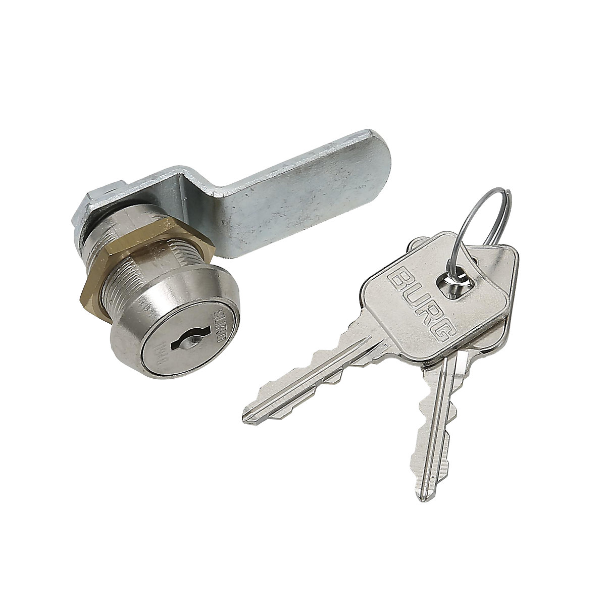 Cerradura de cilindro para taquilla: incluidas 2 llaves