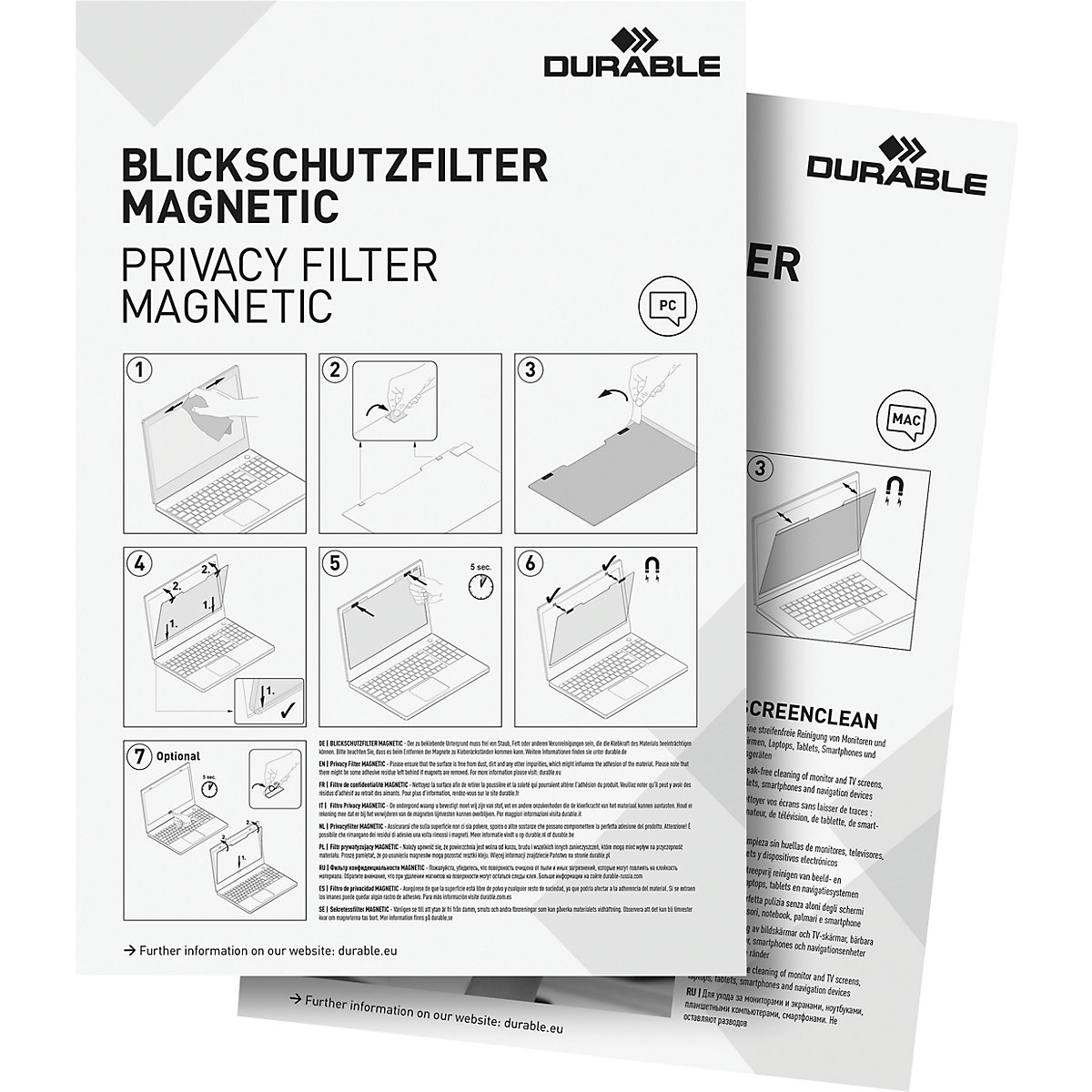 Filtre de confidentialité MAGNETIC 16:10 – DURABLE (Illustration du produit 12)-11