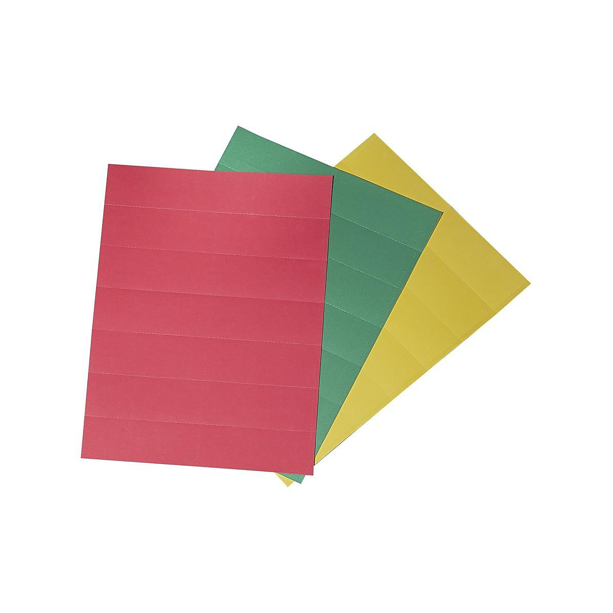 EICHNER – Panneaux de couleurs Kanban, lot de 126, assortiment de couleurs