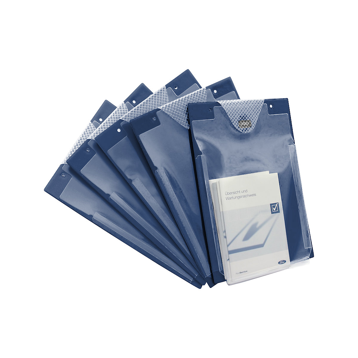 Pochette format A4 TURBO – EICHNER, l x p 230 x 330 mm, lot de 10, bleu-3
