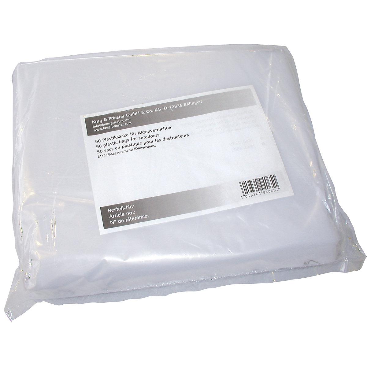 Sacs Poubelle Rexel Pour Destructeurs De Documents - Lot De 100 Sacs De 40L - Pratique Et Résistant