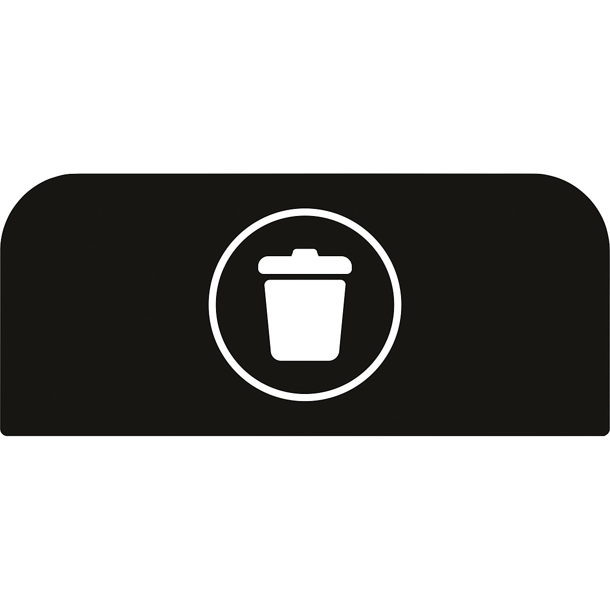 Plaque d'identification Configure™ – Rubbermaid, pour conteneurs de 57 litres, noir-2