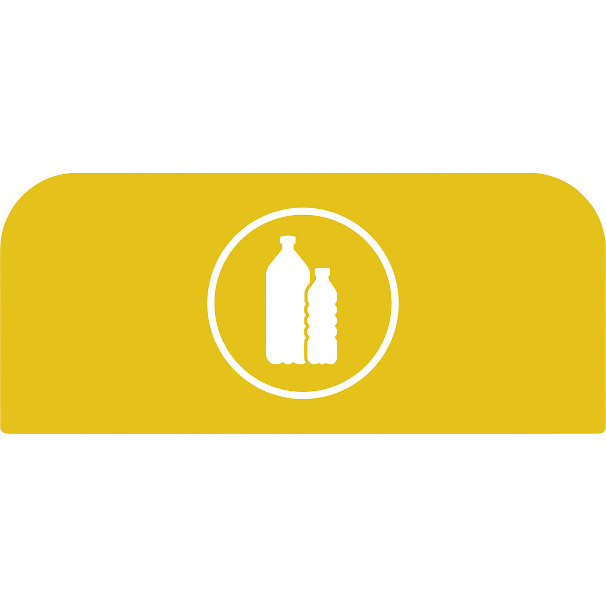 Plaque d'identification Configure™ – Rubbermaid, pour conteneurs de 87 litres, jaune-3