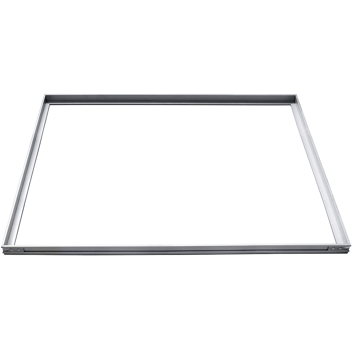 Cadre encastrable en aluminium, pour tapis à profilé en aluminium, pour L x l 985 x 985 mm-5