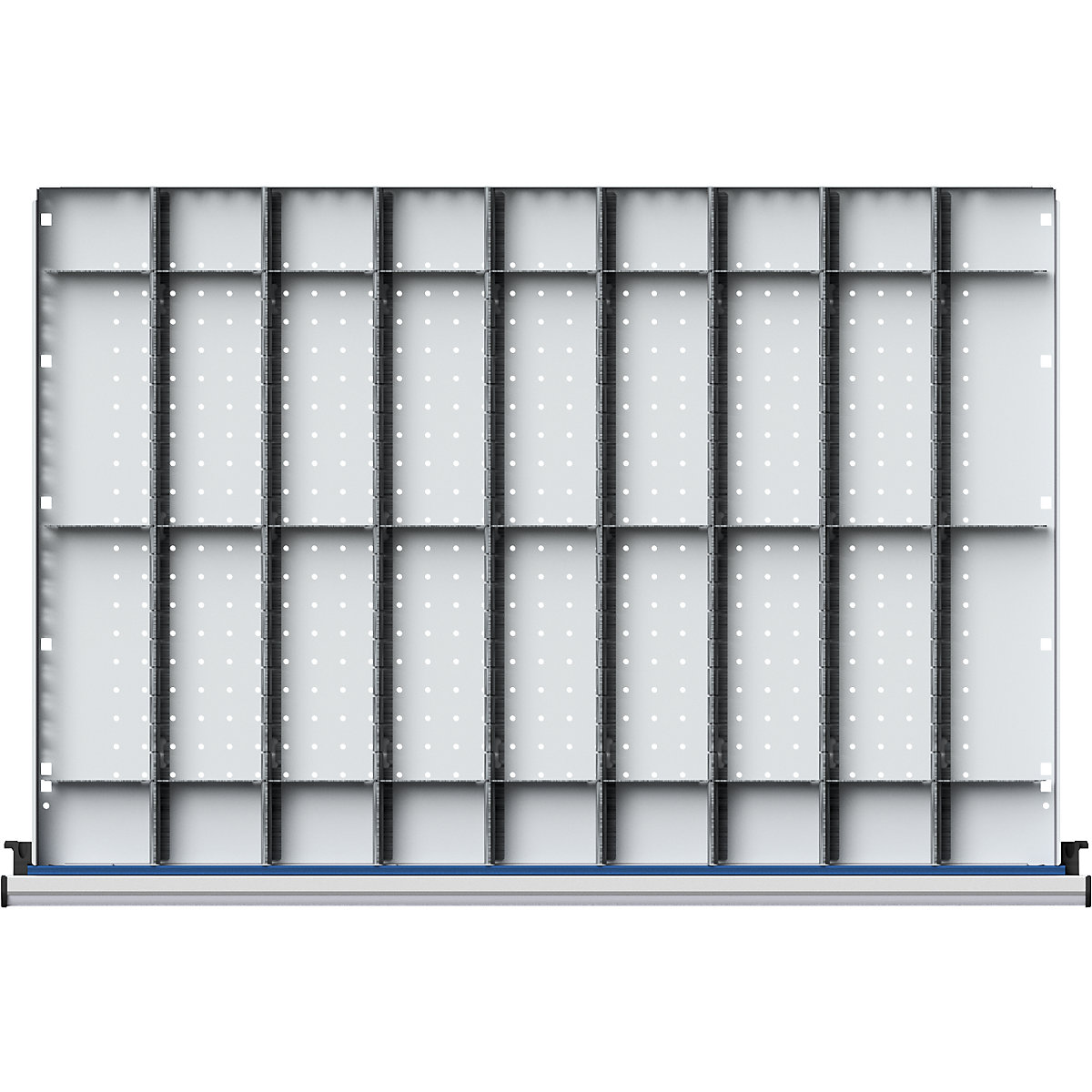 Jeu de séparateurs pour tiroirs l x p 900 x 600 mm – ANKE, compartimentation en 1/9, pour hauteur façade 180 – 360 mm-2