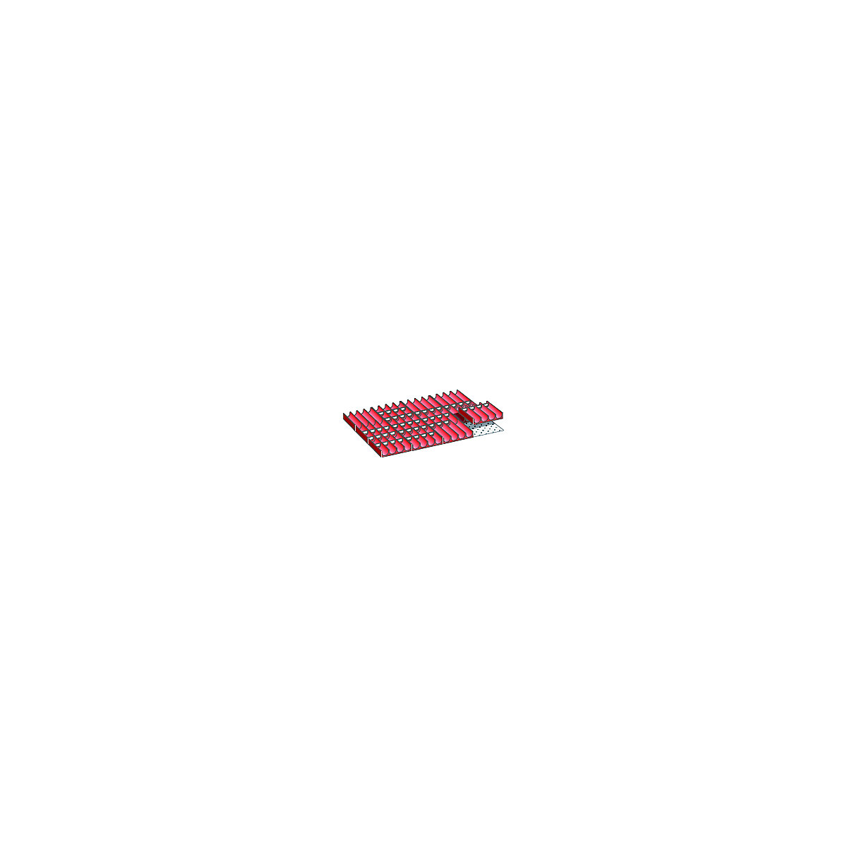 Kit de compartimentation pour tiroirs de dimensions 459 x 612 mm – LISTA
