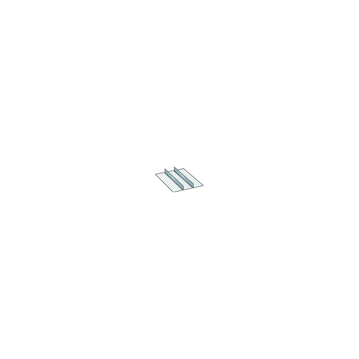 Kit de compartimentation pour tiroirs de dimensions 459 x 612 mm &ndash; LISTA