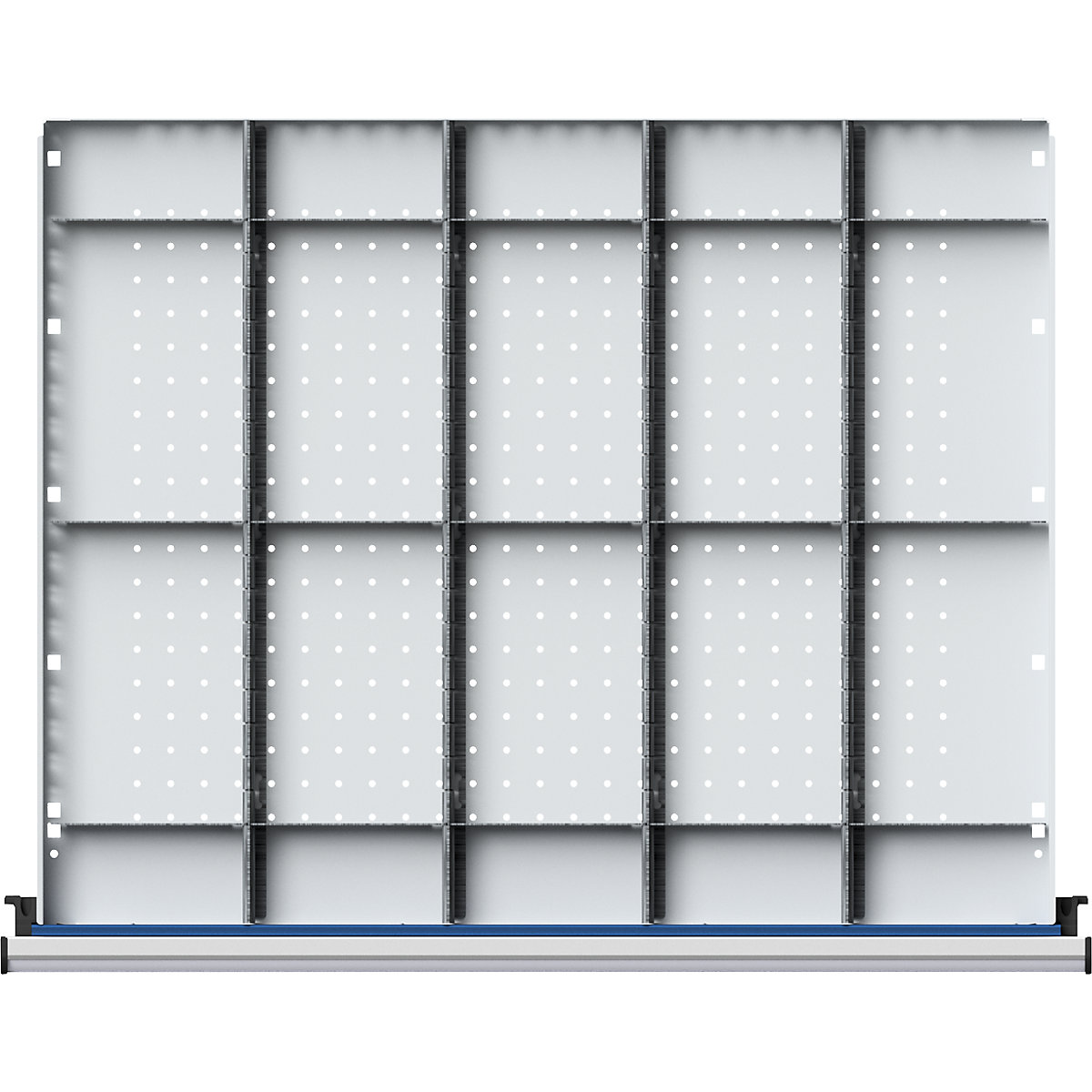 Séparateurs métalliques pour armoires à tiroirs – ANKE, pour largeur armoire 910 mm, pour hauteur tiroirs 180 – 360 mm-1
