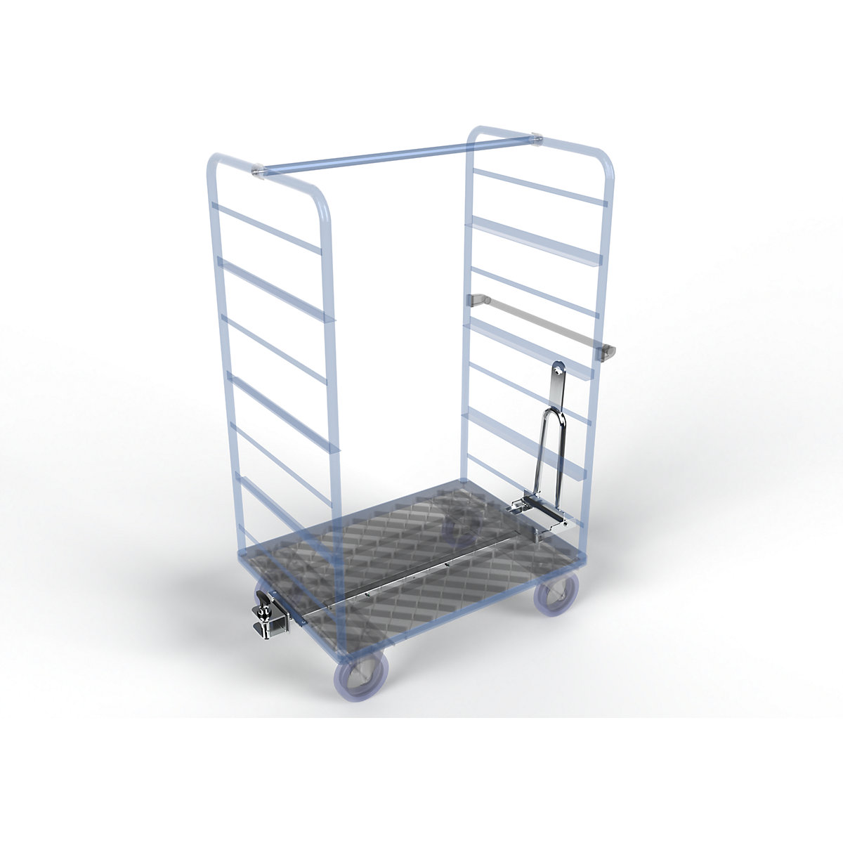 Châssis d'attelage pour connexion de plusieurs chariots – eurokraft pro (Illustration du produit 9)-8