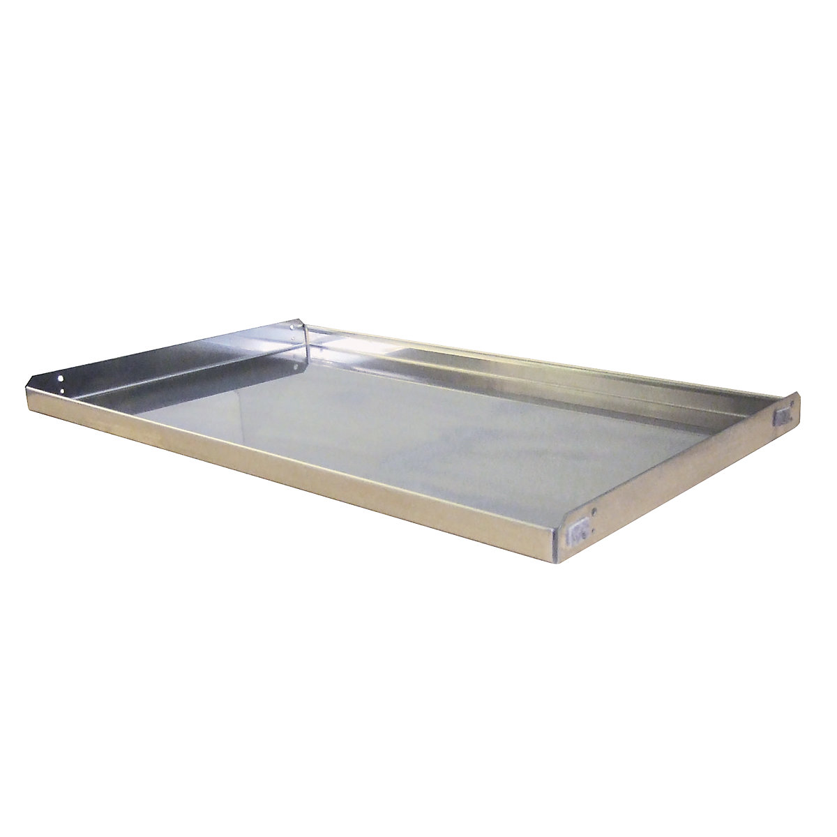 Tablette supplémentaire – asecos, en inox, l x p 750 x 435 mm-1