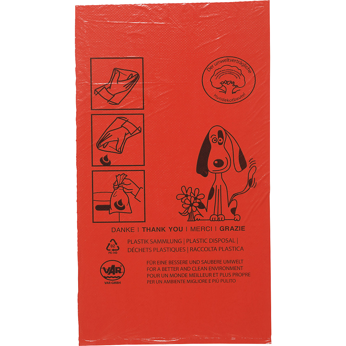 Sacchetti per deiezioni canine, PE - VAR