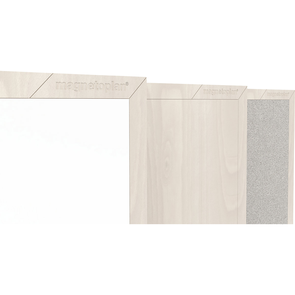 Lavagna bianca di design Wood Series – magnetoplan (Foto prodotto 7)-6