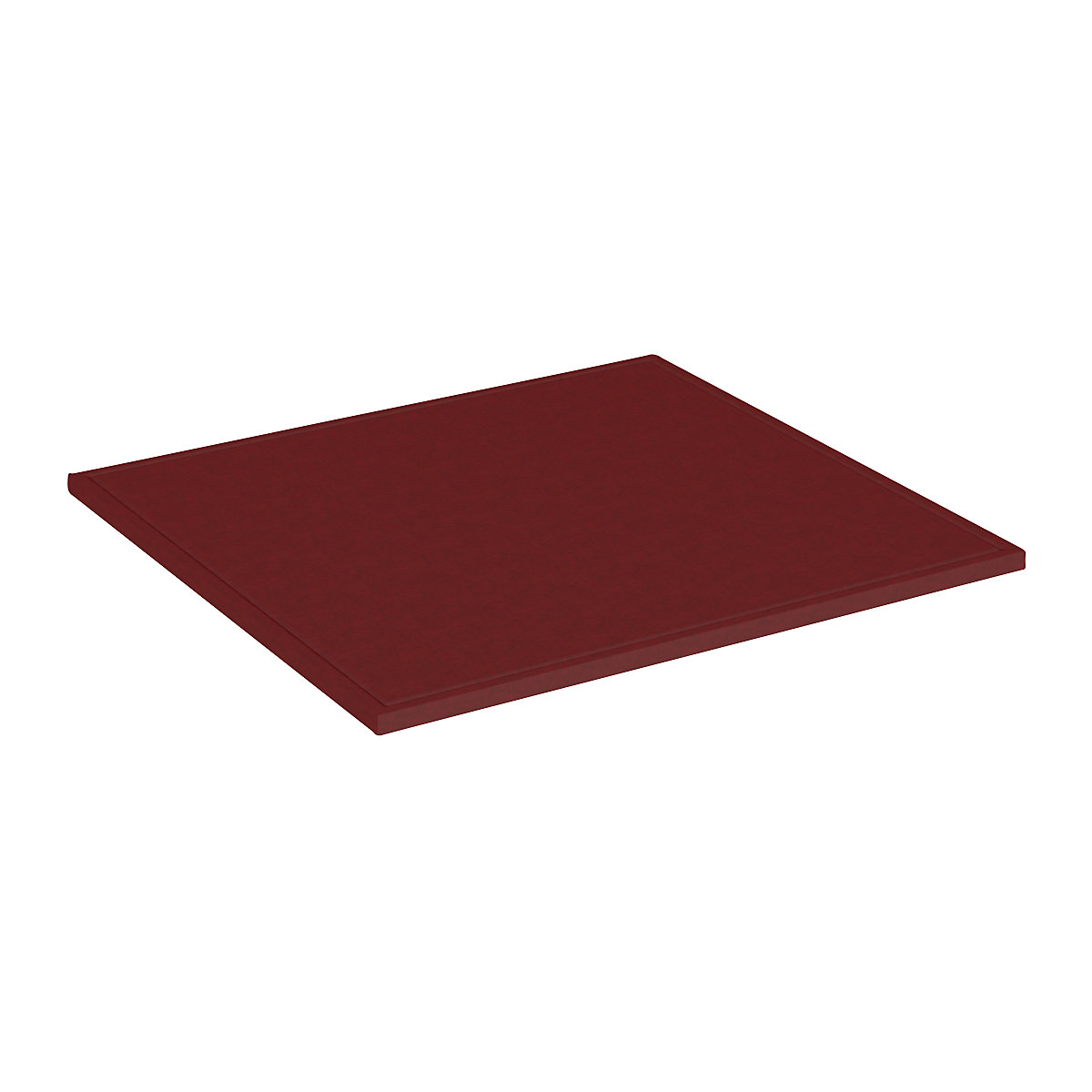 Cuscino in feltro per box singolo – mauser, larghezza 373 mm, rosso-2
