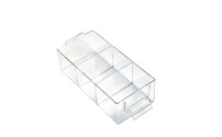 Crystal clear drawer, polystyrene