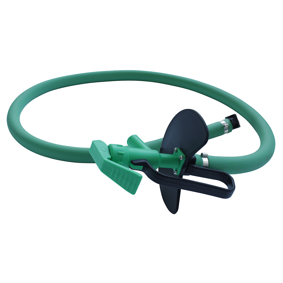Hand pump discharge hose with tap – Jessberger