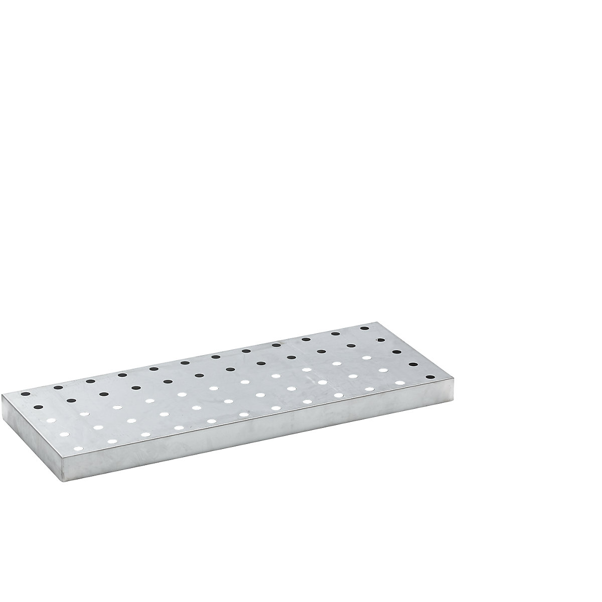 Perforated sheet metal grate eurokraft basic zinc plated kaiserkraft