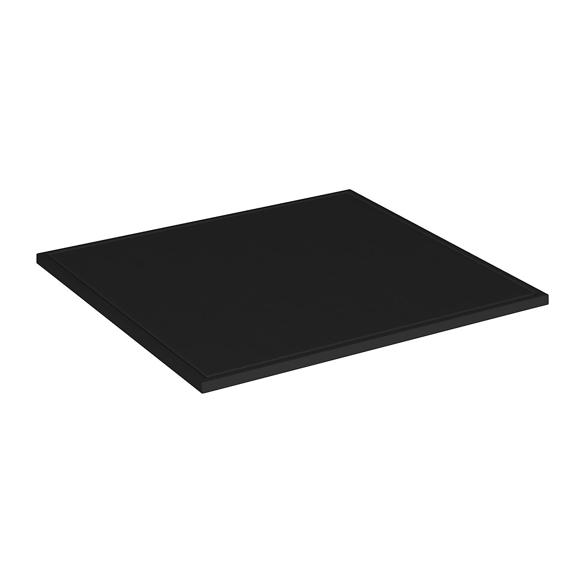 Felt seat cushion for single box – mauser, width 373 mm, black-4