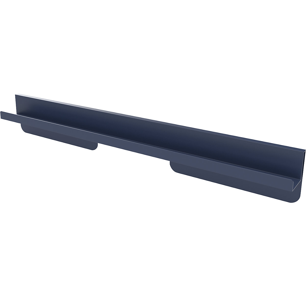 Pen tray for Infinity Wall – magnetoplan, LxDxH 780 x 75 x 110 mm, cobalt blue-5