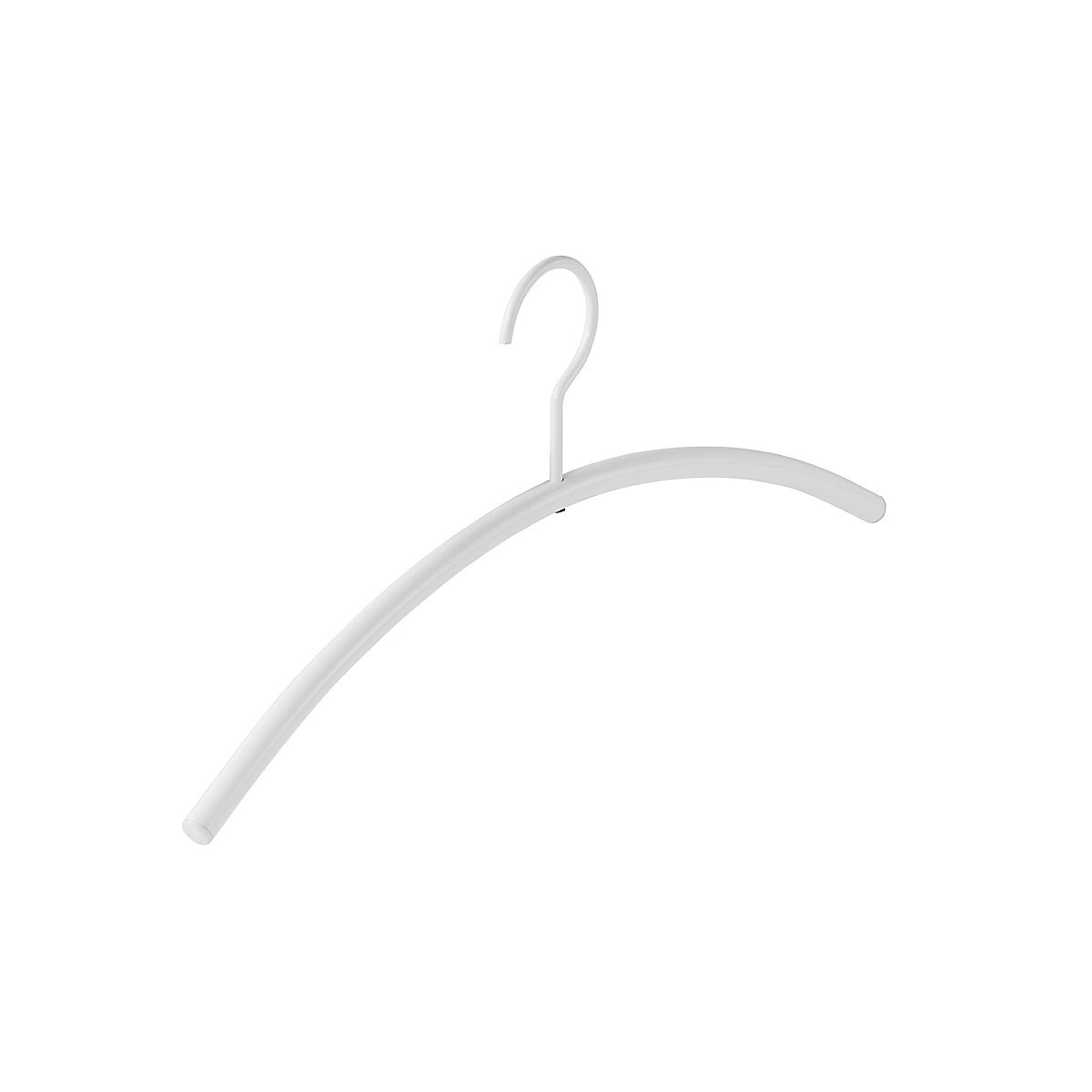 TIMELESS coat hanger, diameter 13 mm, pack of 4, traffic white RAL 9016-10