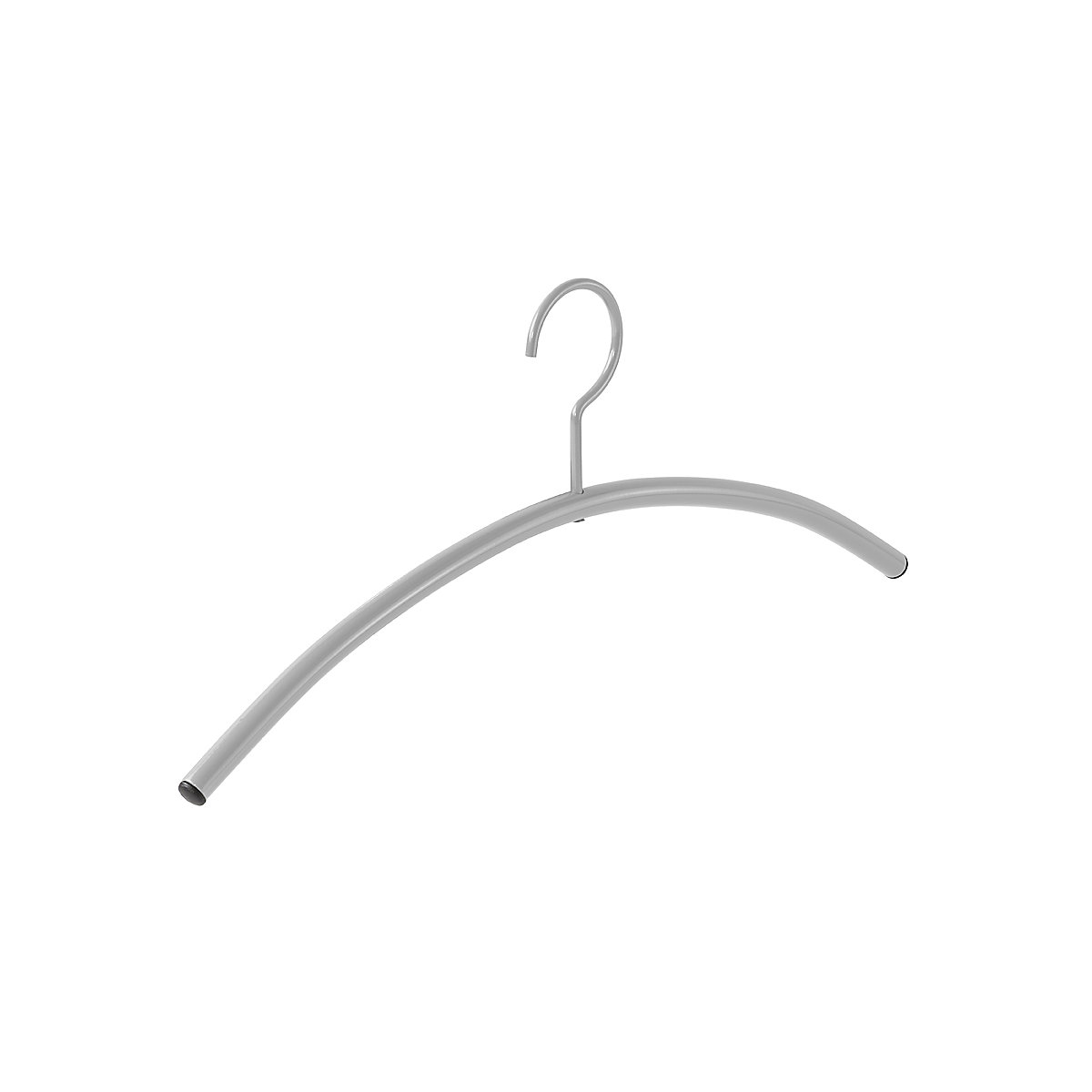 TIMELESS coat hanger, diameter 13 mm, pack of 4, white aluminium RAL 9006-8