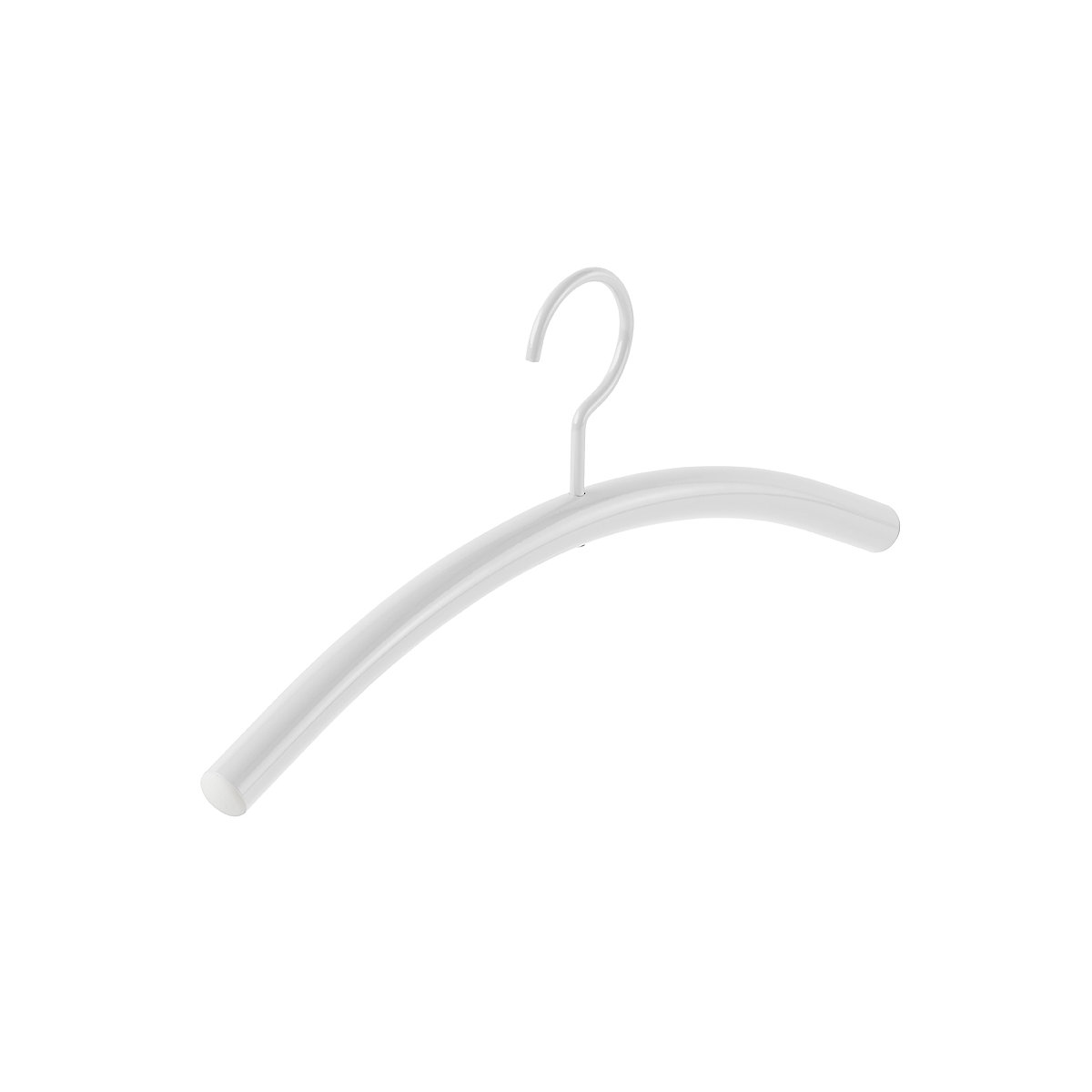 TIMELESS coat hanger, diameter 22 mm, pack of 4, traffic white RAL 9016-7