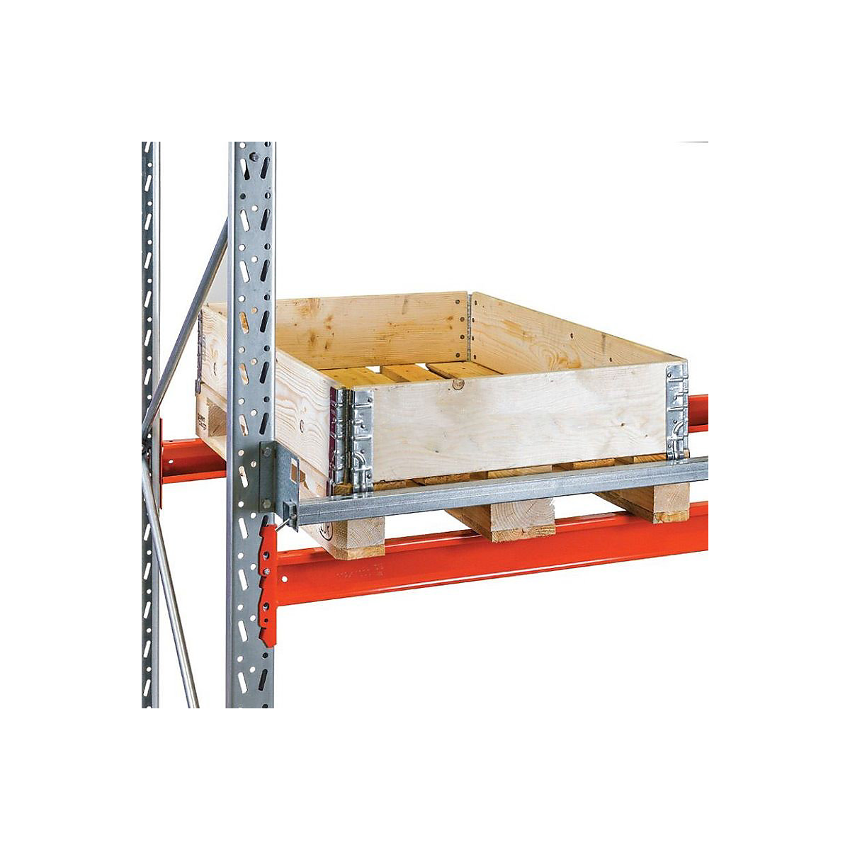 End stop for Space pallet racking