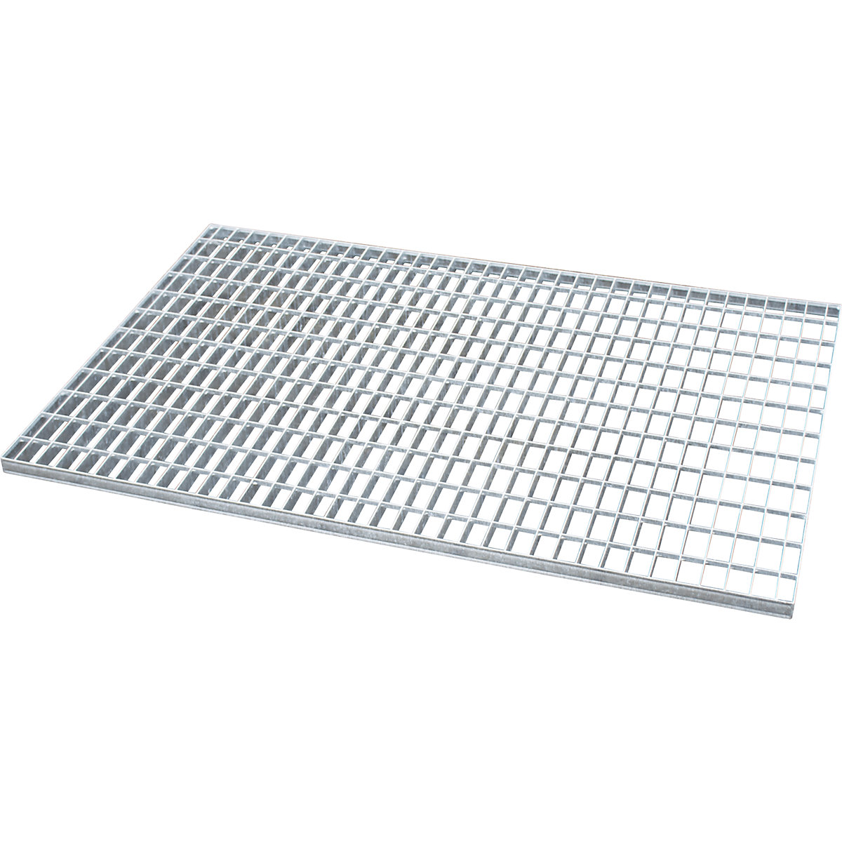 Grate – eurokraft pro, for sump trays for 200 l drums, zinc plated, LxWxH 1200 x 800 x 360 mm-3