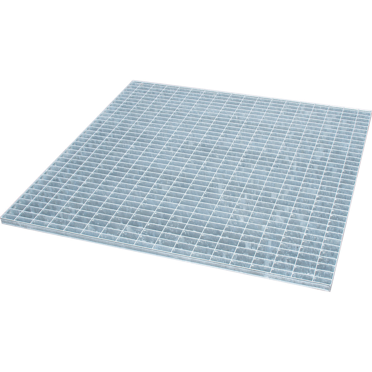 Grate – eurokraft pro, for sump trays for 200 l drums, zinc plated, LxWxH 1200 x 1200 x 285 mm-4