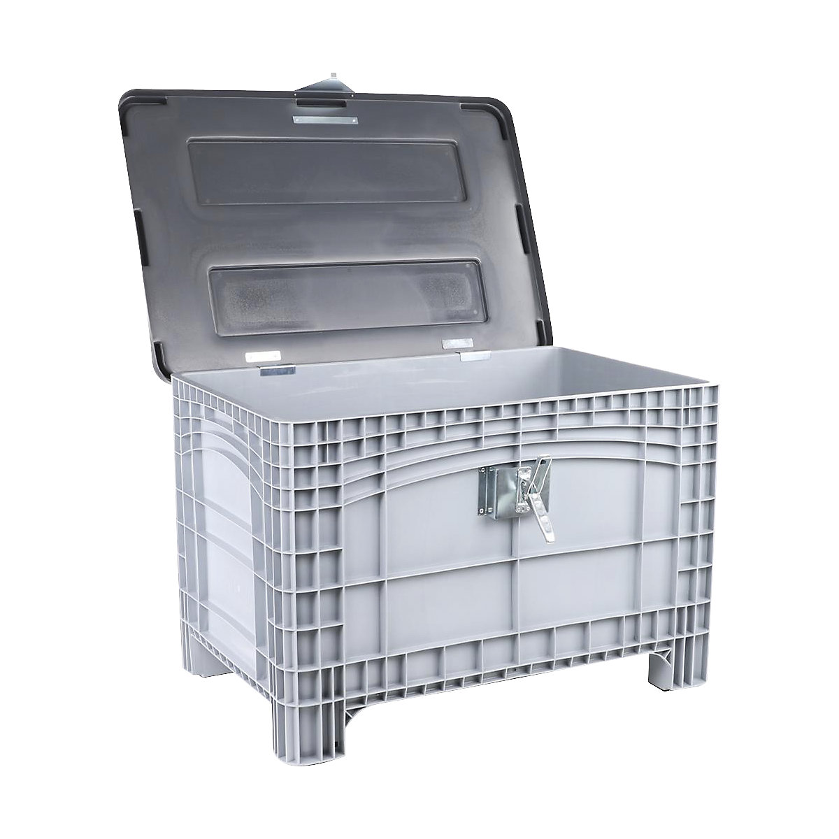 Hinged lid for pallet boxes, lockable (Product illustration 2)-1