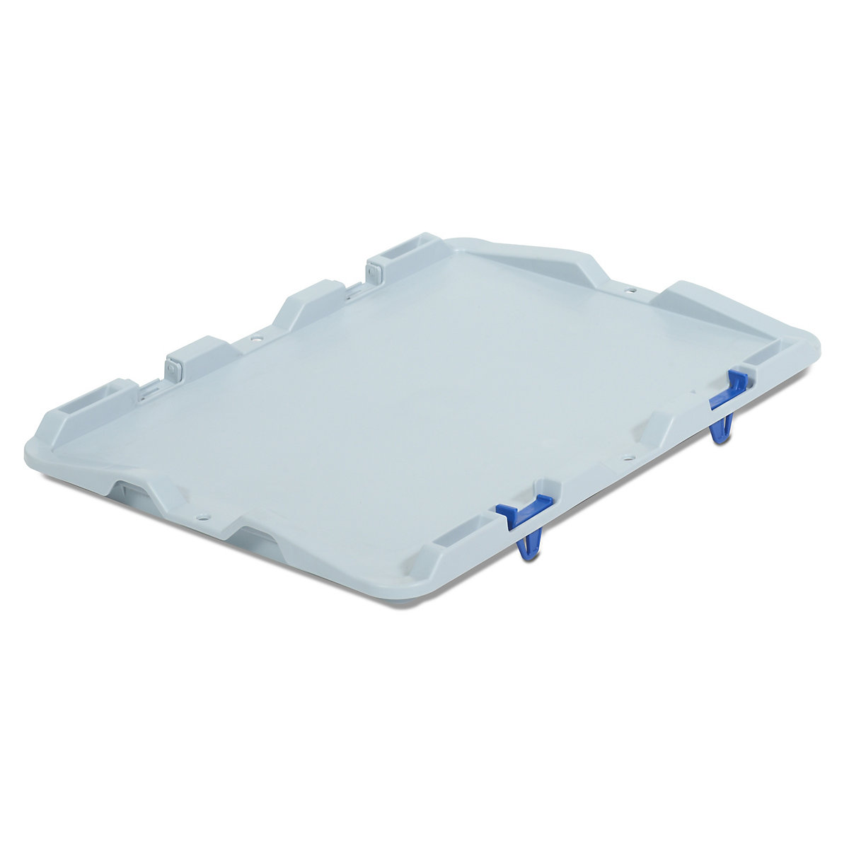 Hinged lid, with clip-on hinges, for LxW 400 x 300 mm, pack of 5-3