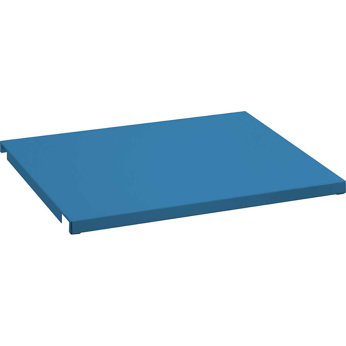 Sheet metal cover for fixed frame – LISTA, for WxD 1290 x 1260 mm, light blue