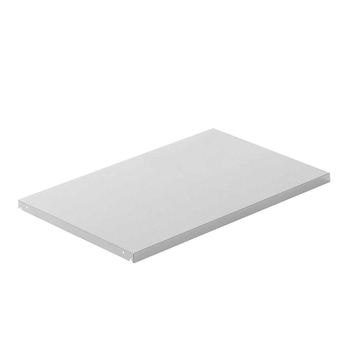 Sheet steel top shelf – LISTA, WxD 1290 x 860 mm, max. shelf load 200 kg, light grey